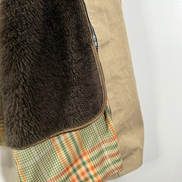 Marshall Field Company Mens‎ Trench Coat Fur Lined 38R - Picture 8 of 11